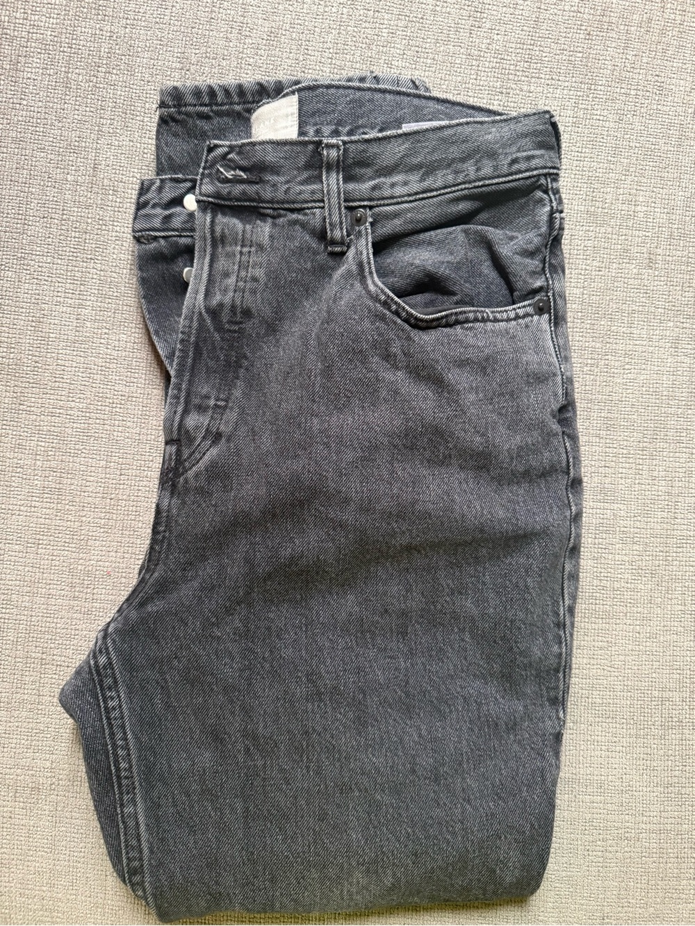 Everlane Women's Charcoal Relaxed Jeans